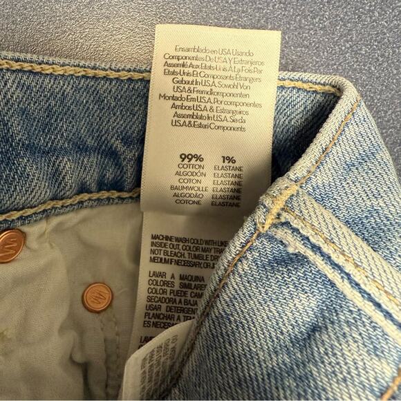 MOTHER Insider Crop Pointy Fray Jeans - Picture 5 of 6